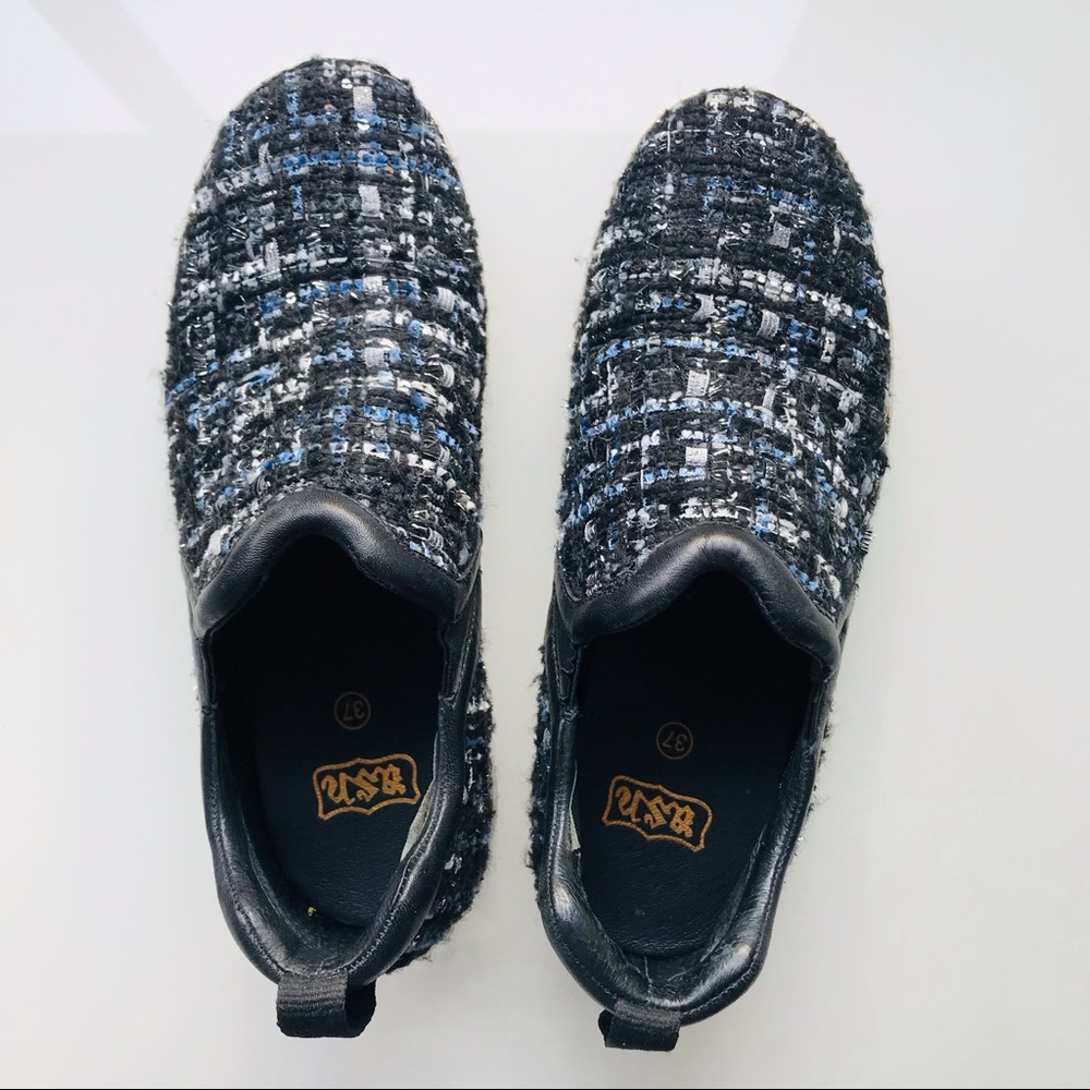 ASH 1.5” Tweed Platform Sneaker